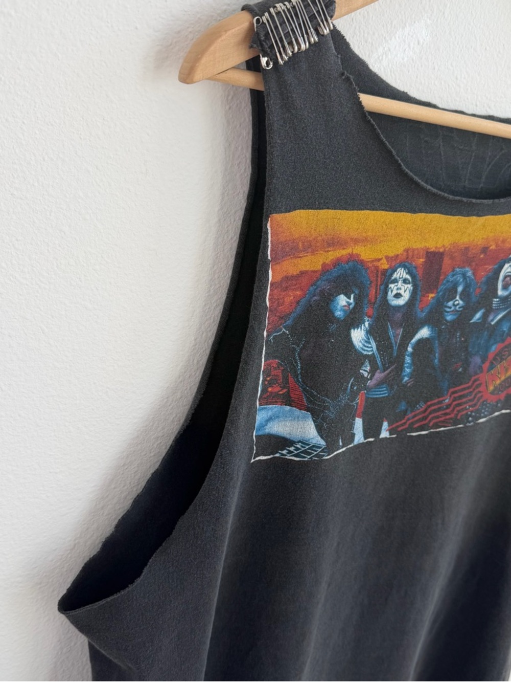 Vintage KISS rock shirt sleeveless tank - Picture 6 of 11